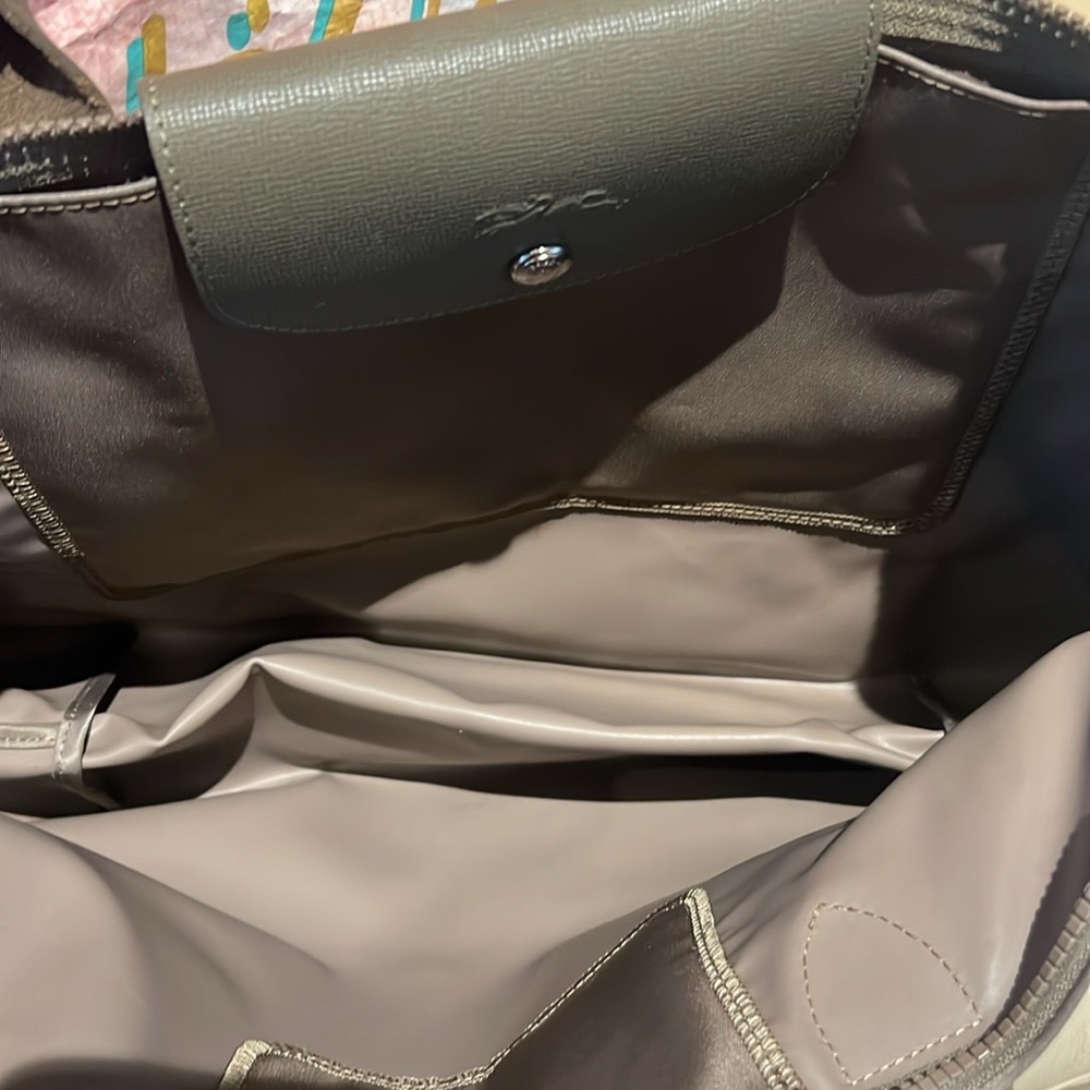 Longchamp Olive Green Le Pliage Large Tote - Picture 7 of 8